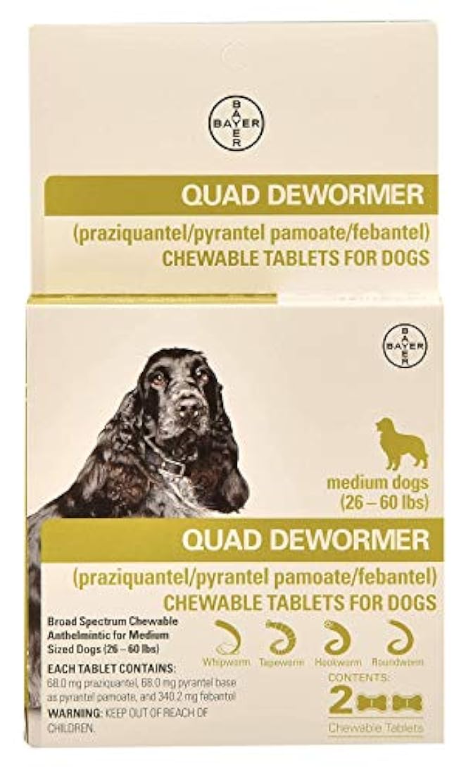 Desparasitante cuádruple (26-60 libras)