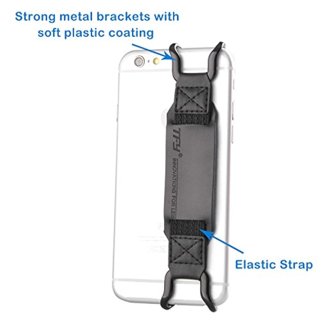 La correa de mano proporciona una mayor seguridad en el mane