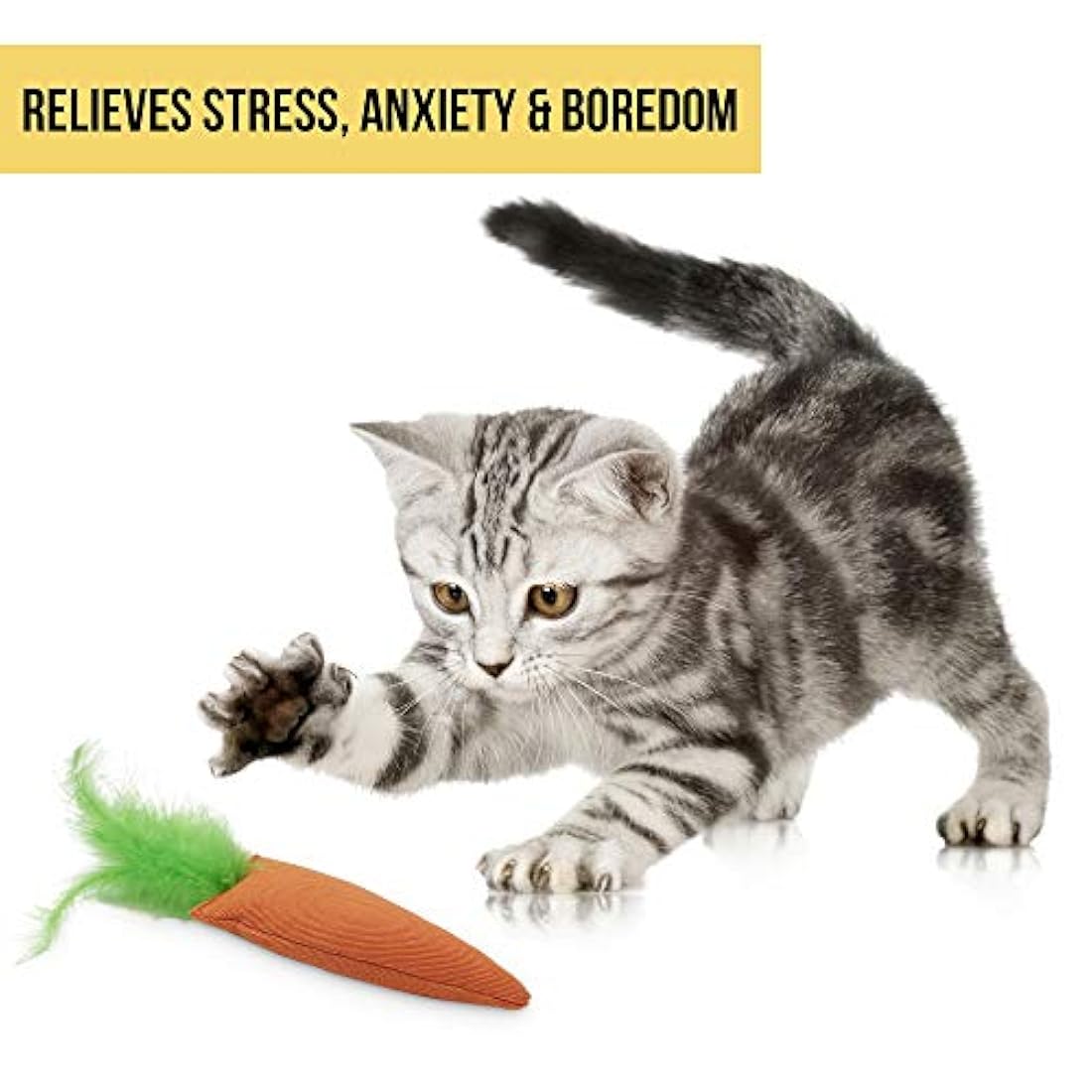 Juguete de gato para gato con cosmic y crecimiento