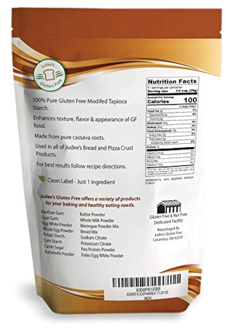 Almidón Expandex modificado de tapioca sin gluten