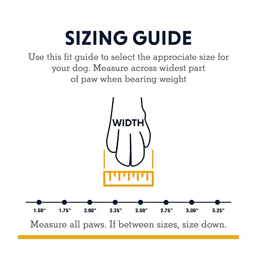 RUFFWEAR, Grip Trex - Botas de perro para exteriores, con suela de goma para senderismo y correr, verde líquen, 1.50 pulgadas