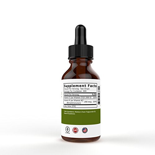 Gotas de vitamina D3 con K2