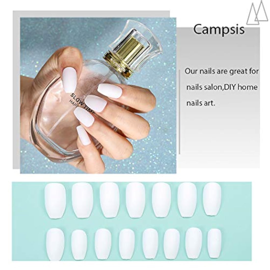 Campsis - uñas postizas para mujer y niña