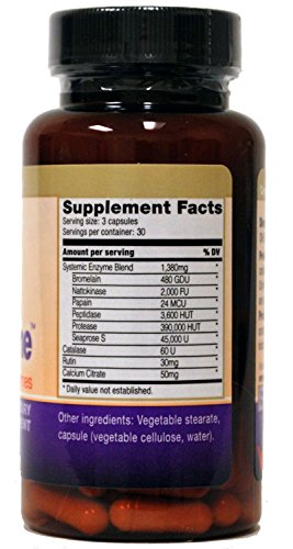 sistémicas proteolíticas Pro-OneZyme con nattoquinasa