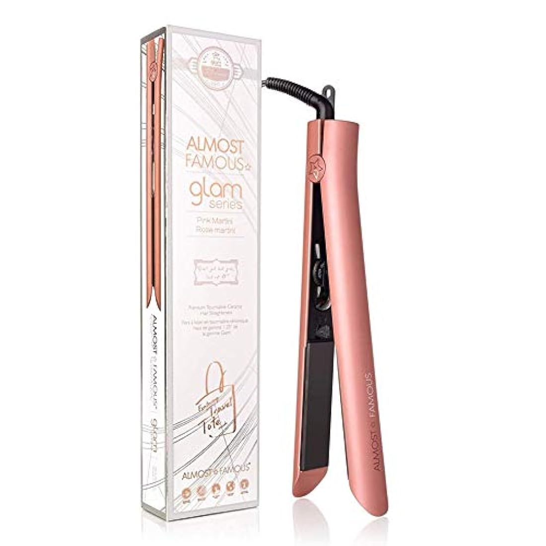 ALMOST FAMOSO Plancha de pelo plana Pro para peinado,