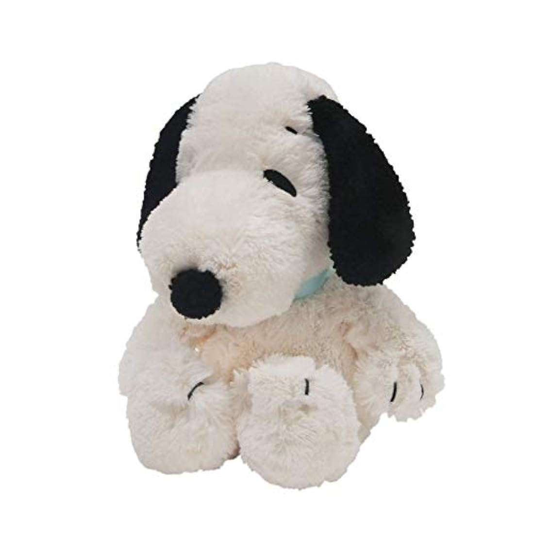 10.25 pulgadas Snoopy con perro de peluche, blanco y negro