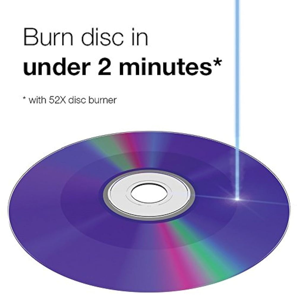 Verbatim 94554-CD-R (52x 80 minutos) 50 discotecas Plateado