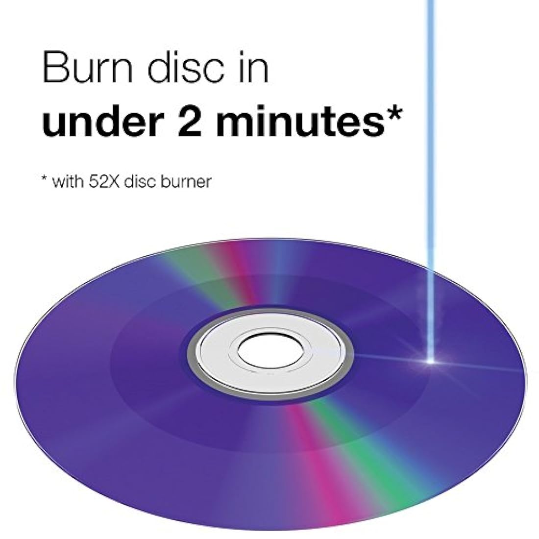 Verbatim 94554-CD-R (52x 80 minutos) 50 discotecas Plateado