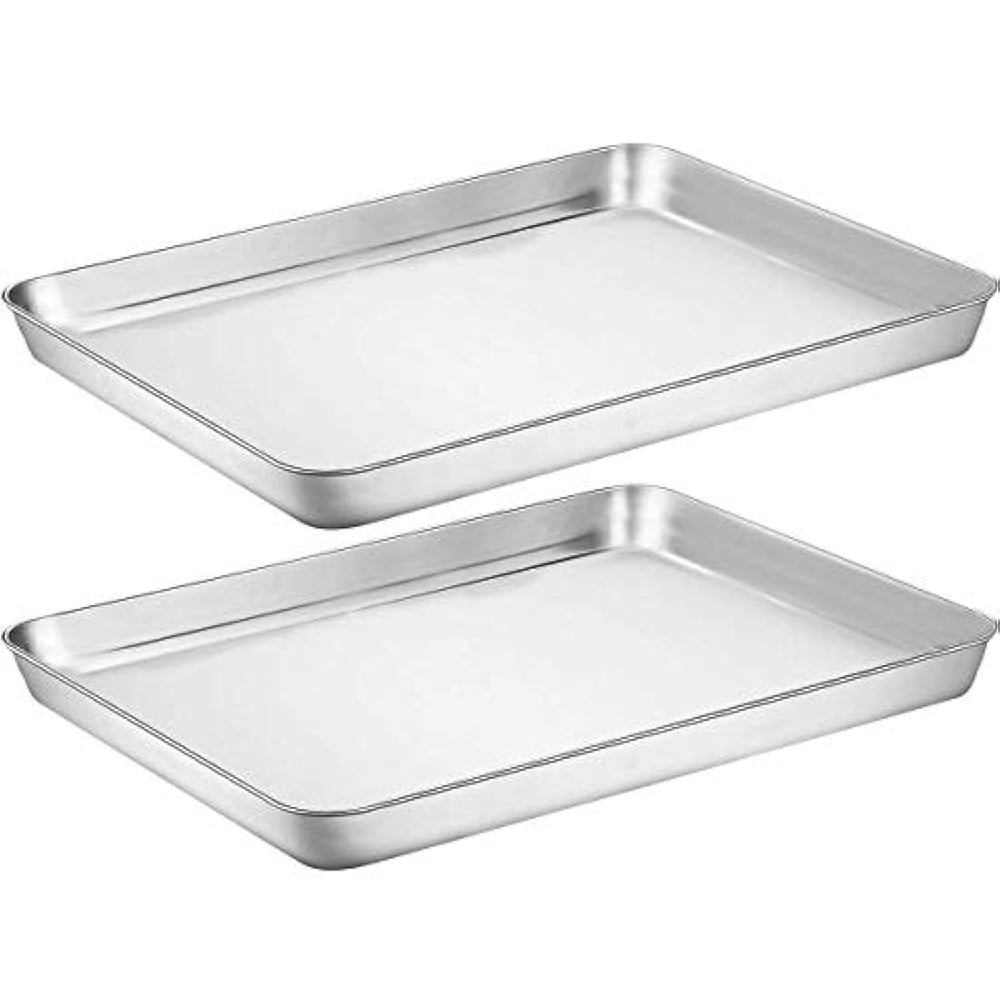 Umite Chef  Juego de 2 bandejas de horno de acero inoxidable