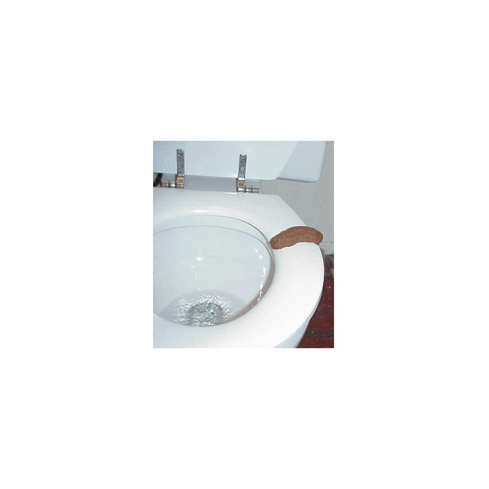 Juguete de broma de caca falsa, marrón, 4 pulgadas