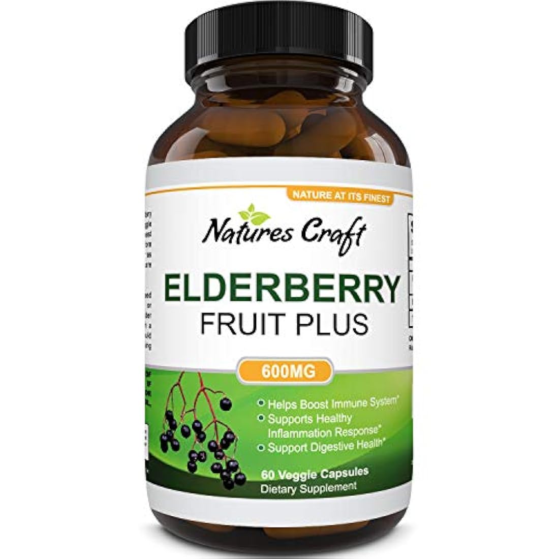 Suplemento antioxidante cápsula de saúco negro