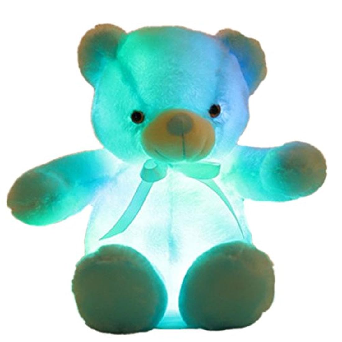 Peluches animal de peluche oso con luz LED inductiva de 20