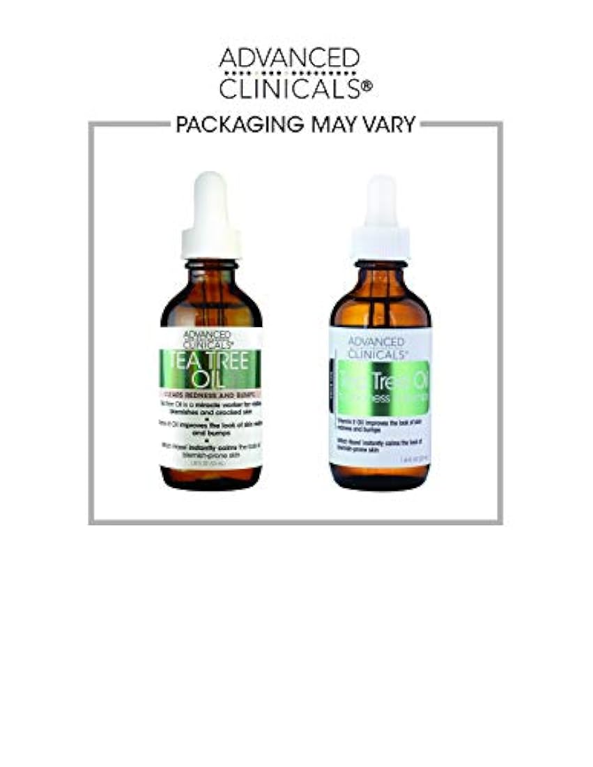 Aceite de árbol de té para enrojecimiento y golpes.