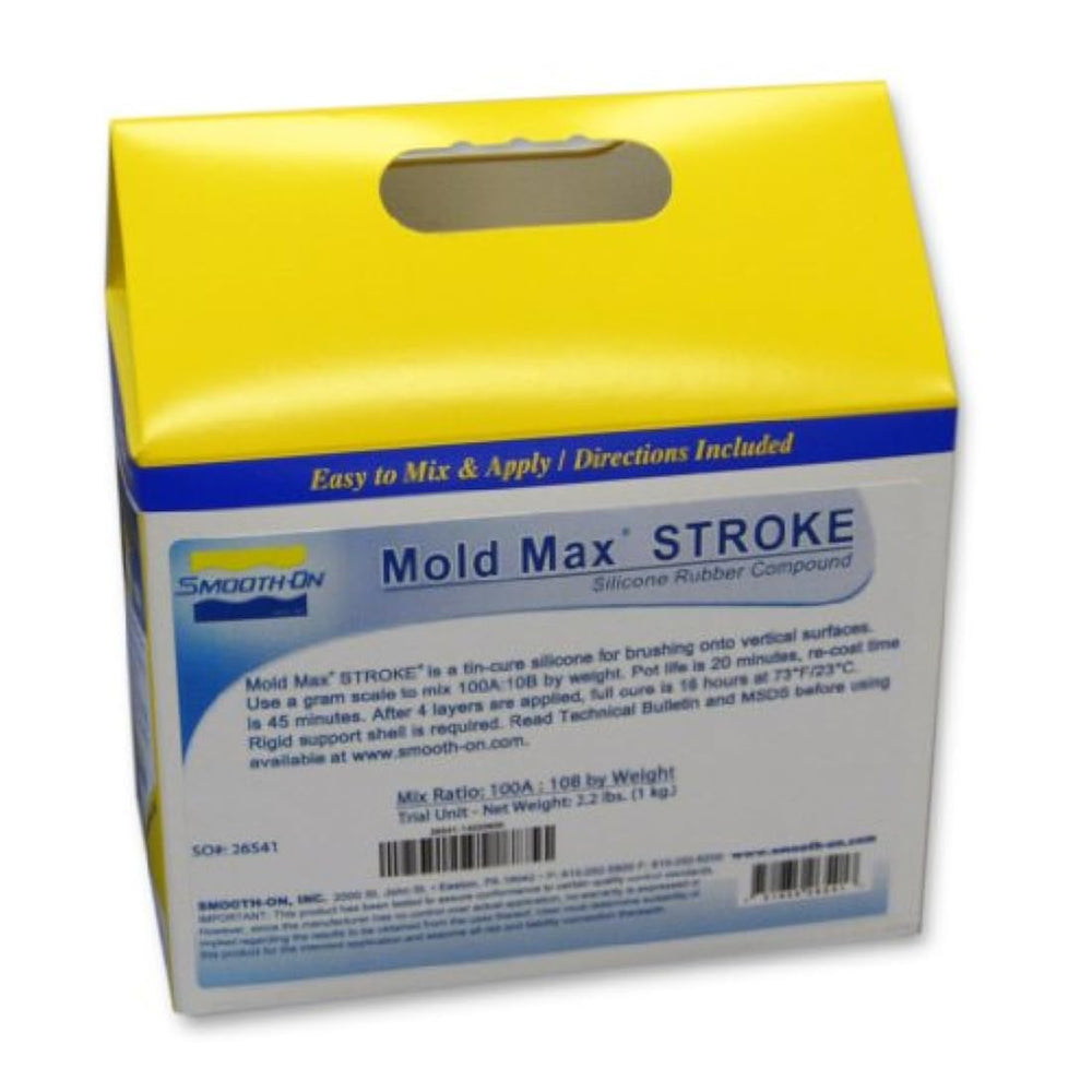 Moho Max Stroke cepillo para polvo en Fabricación Molde de silicona hule – Unidad de prueba