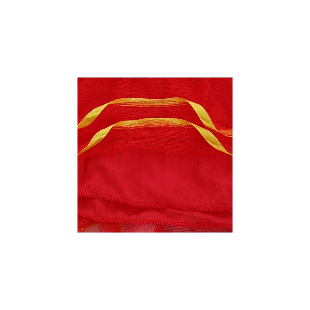 Disfraces de princesa con lunares rojo talla 2 años