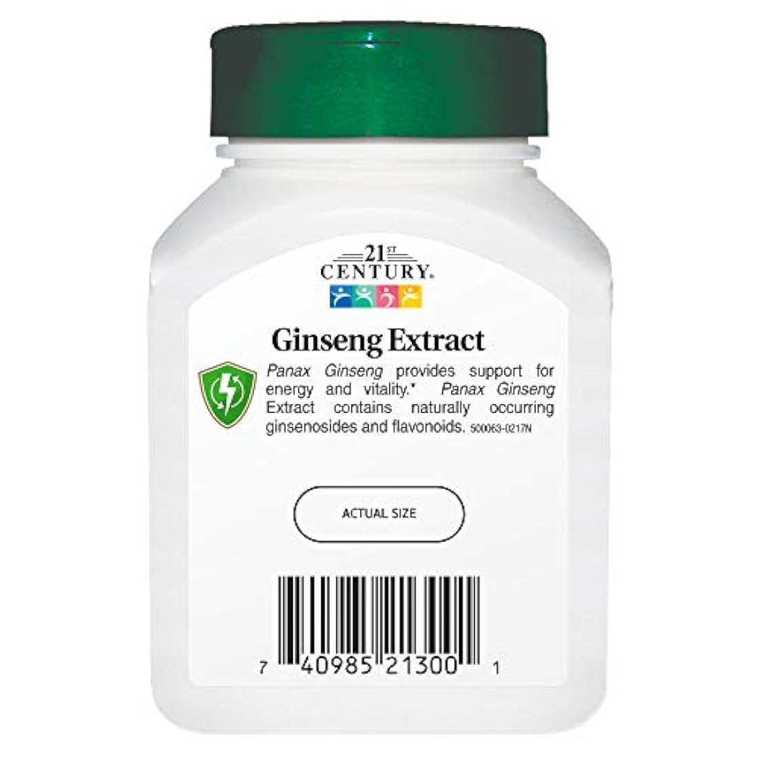 21st Century Ginseng Extract Veg Cápsulas 60 unidades