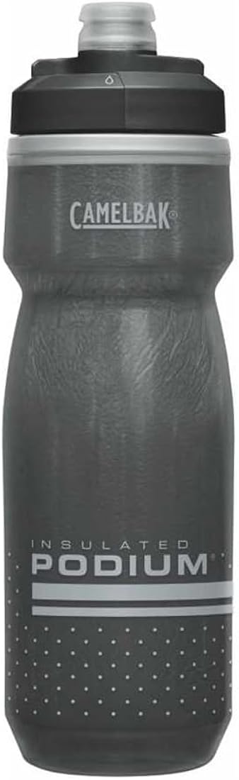 CamelBak Podium Chill - Botella de agua térmica para bicicleta, 21 onzas, color negro