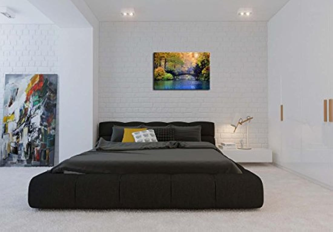 Moderno lienzo pintado arte de pared