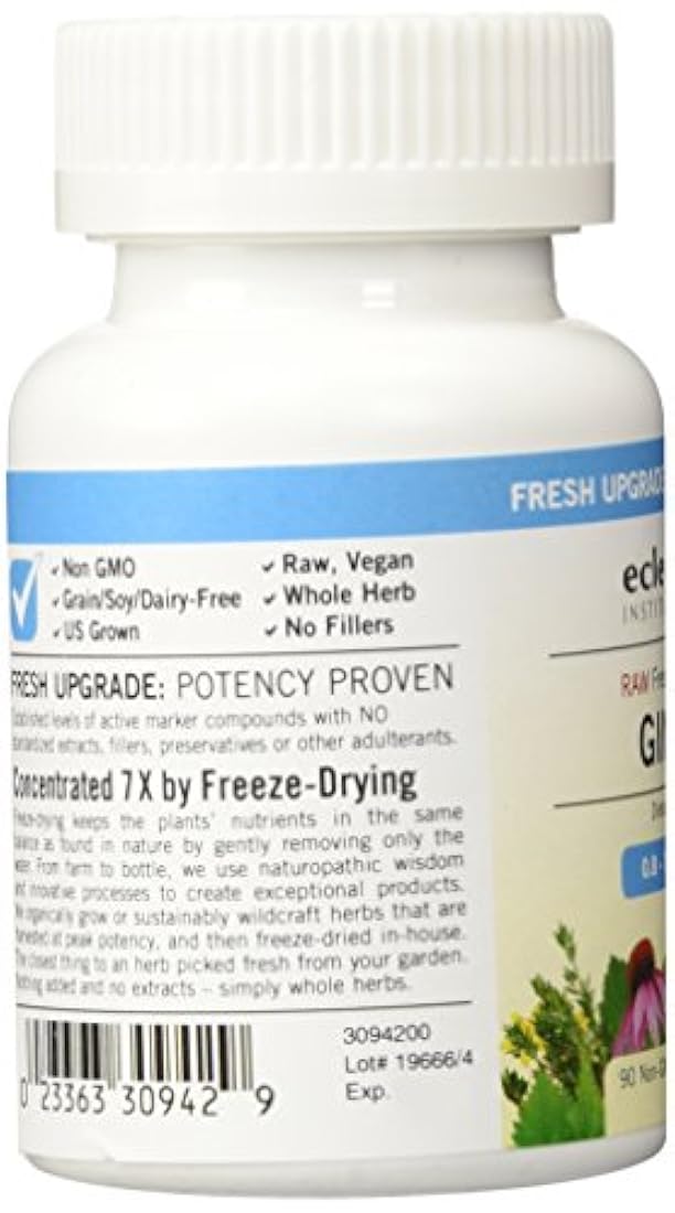 Eclectic Institute Ginger 395 mg 90 Tapas vegetales sin OMG