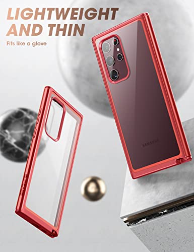 SUPCASE UB Edge Pro Series - Funda protectora para Samsung Galaxy S22 Ultra 5G (versión 2022), marco delgado transparente con protector de pantalla integrado (ruiddy)