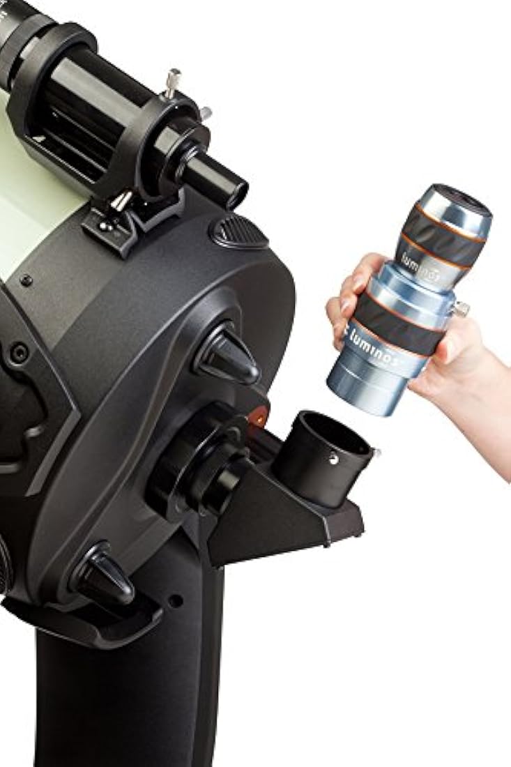 Celestron 93436 luminoso 2-inch 2,5 x Lente Barlow (Plata)