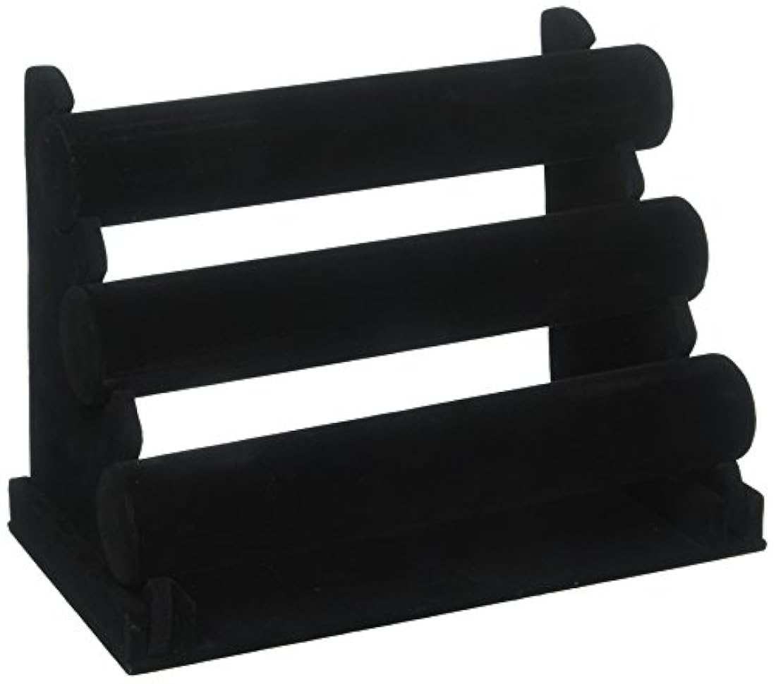 Soporte para colgar collares color negro