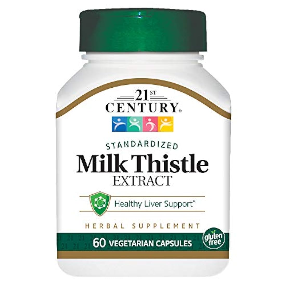 21st Century Extracto de cardo de leche Cápsulas vegetales