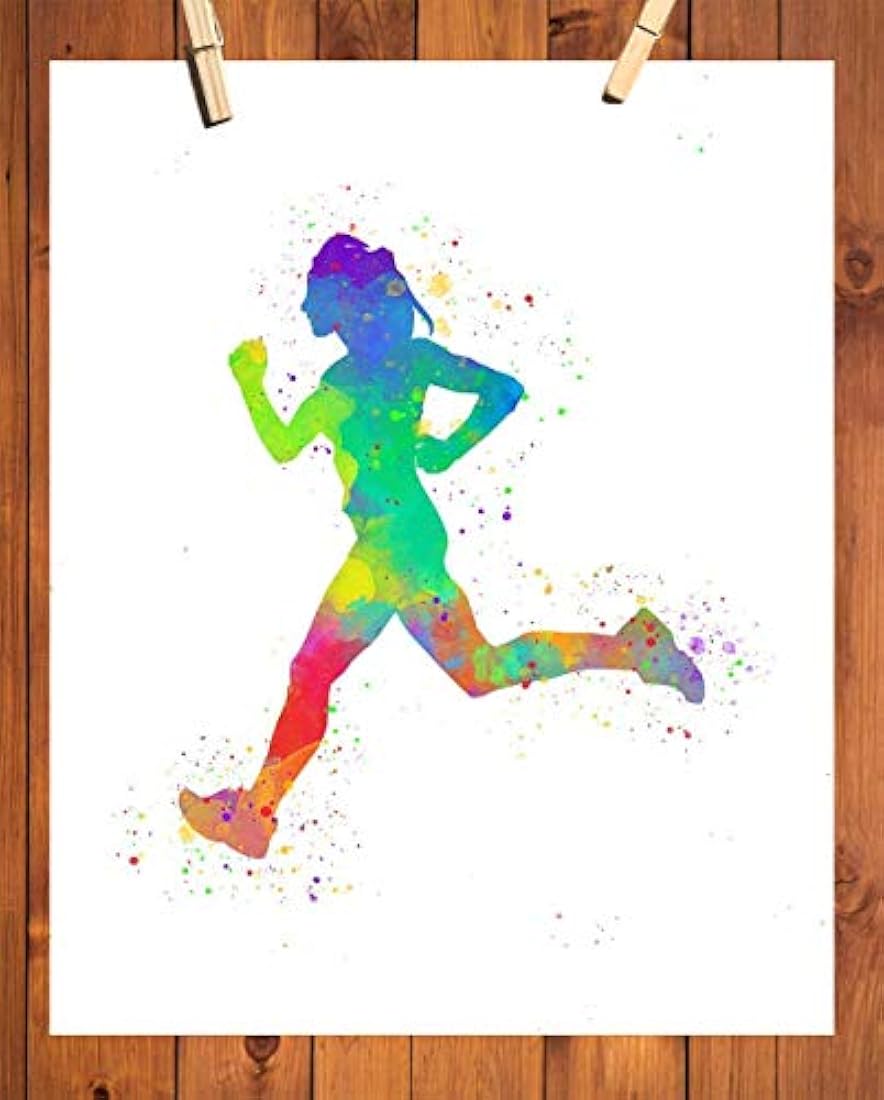 Impresión abstracta sin marco Ideal para atletas