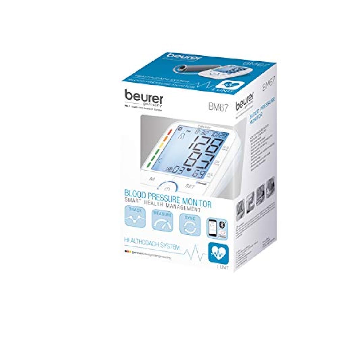 Monitor de presión arterial Bluetooth.