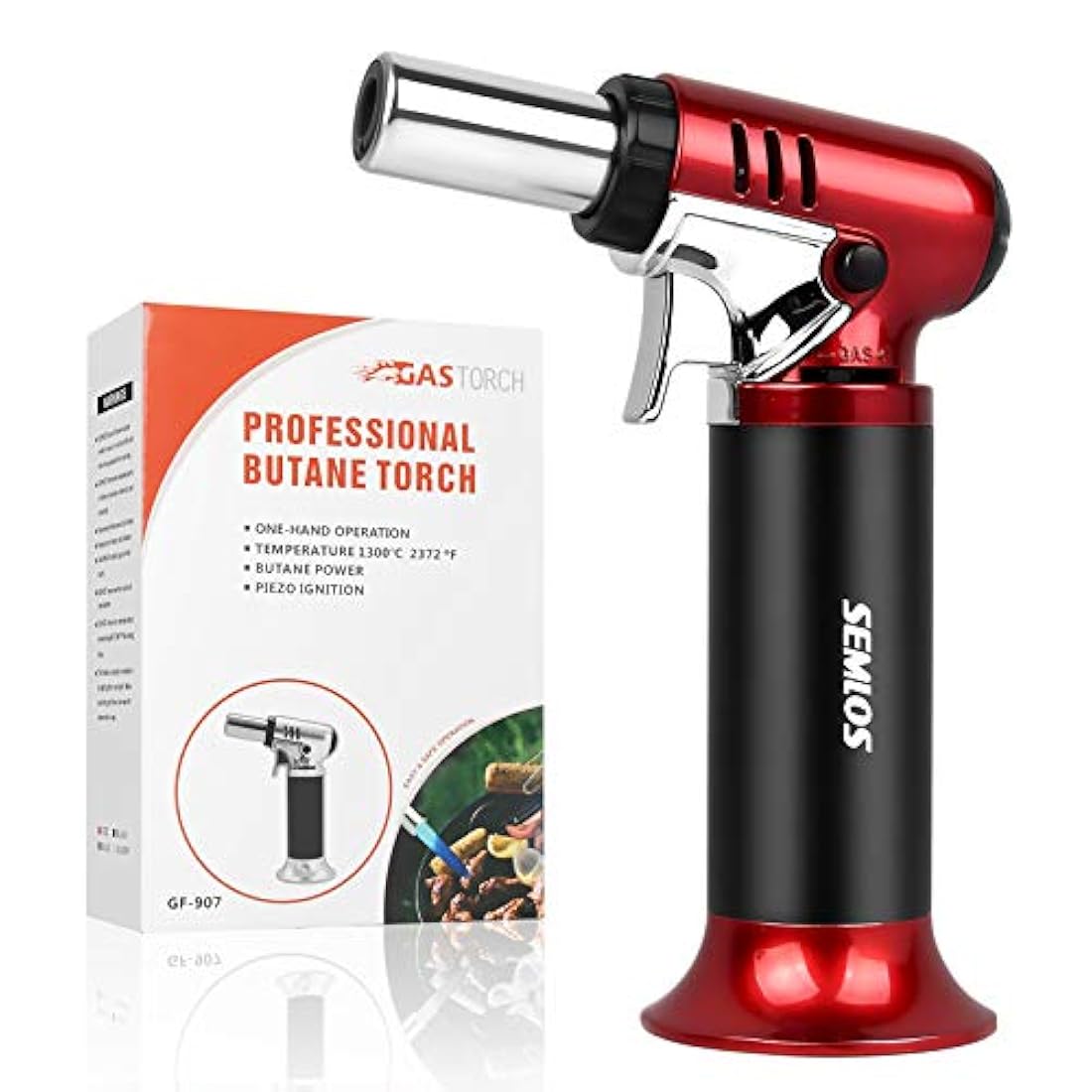 Soplete de butano para cocina S-907 Rojo