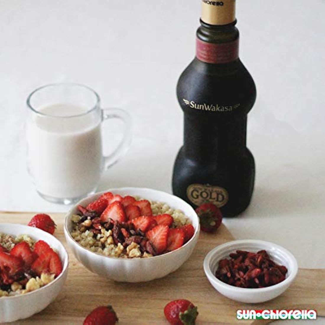 Sun Chlorella Sun Wakasa Gold Plus 500 ml,SWGP,paquete de 1