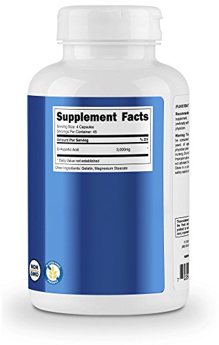 Cápsulas de ácido D-aspártico