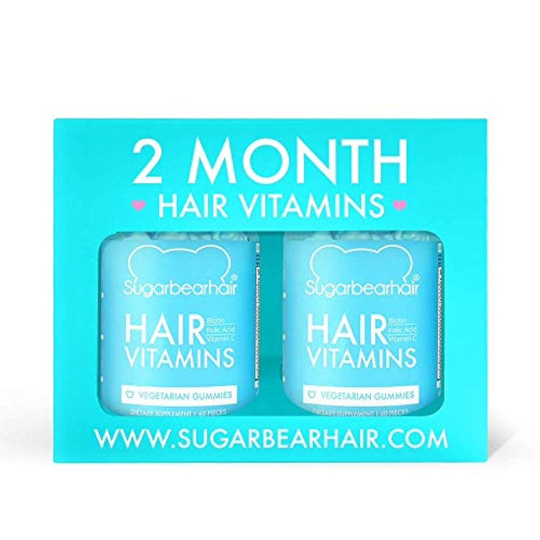 Vitaminas para el cabello (suministro de 2 meses)