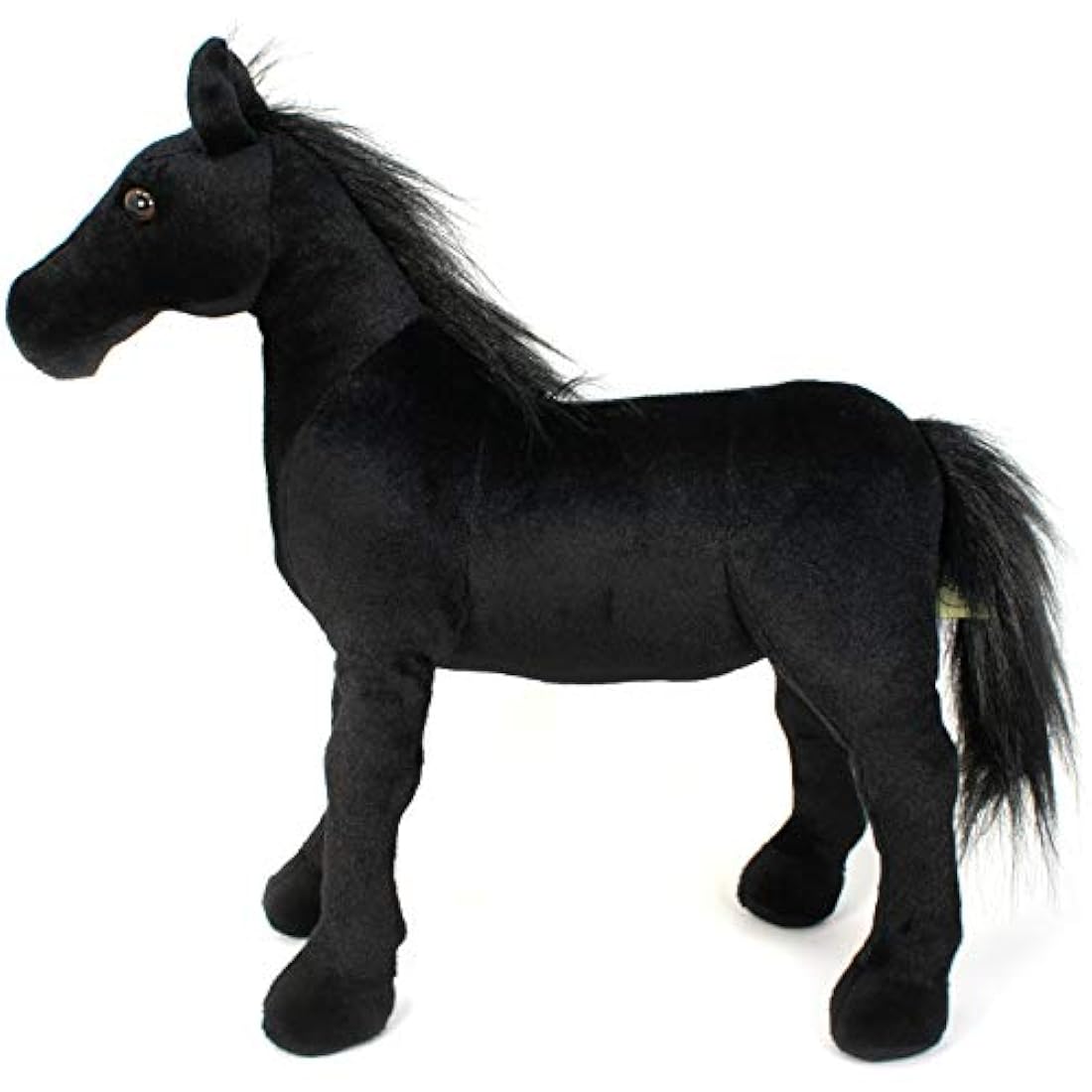 Peluche diseño de Caballo Semental Negro, 16.0in, VIAHART