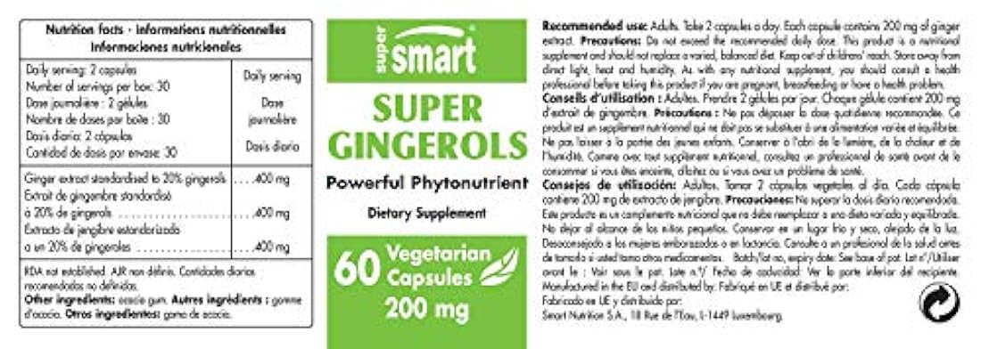 SUPERSMART - Super Gingeroles 200 mg