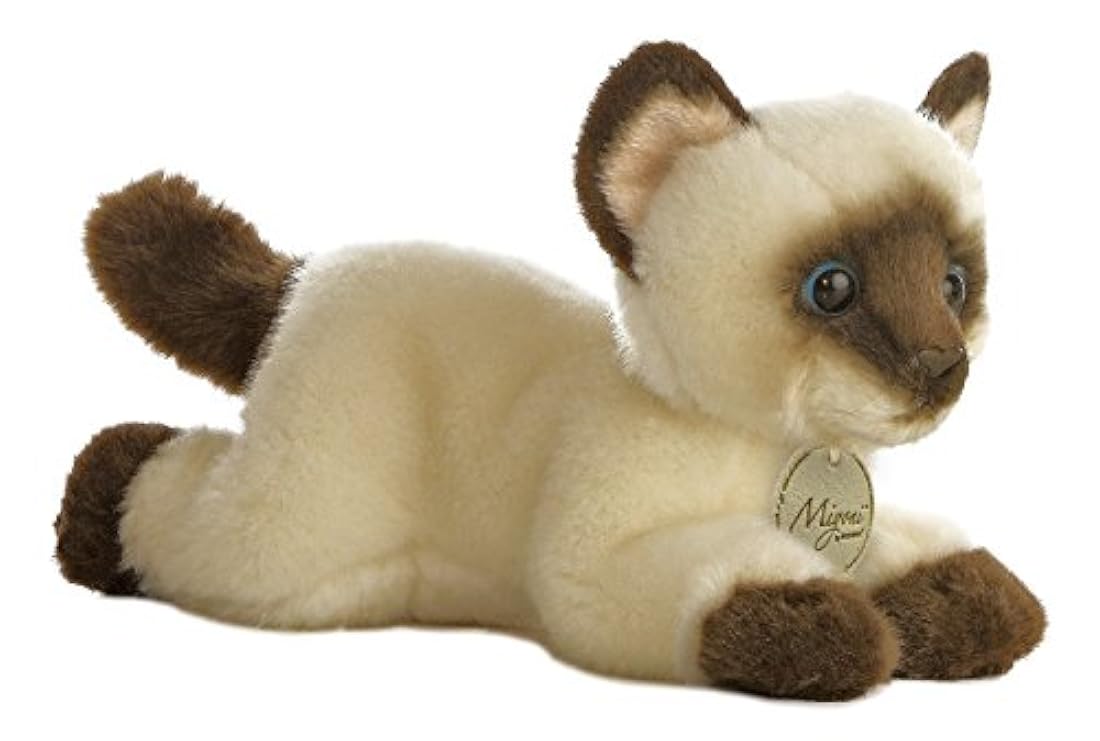 Gato siamés de peluche 8