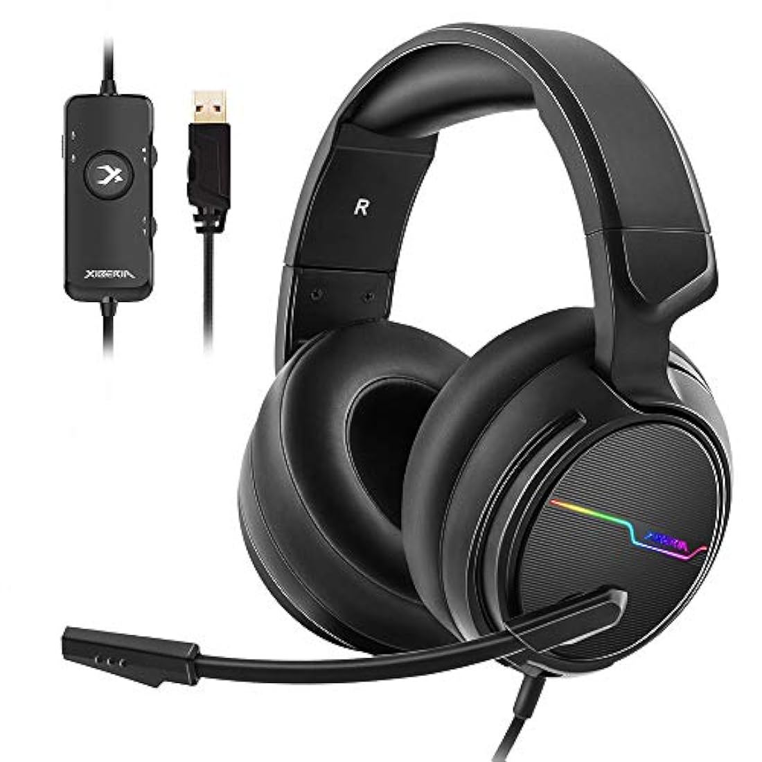 Jeecoo Xiberia USB Pro Gaming Headset para PC