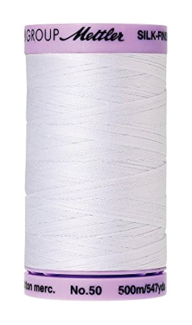 Mettler hilo de algodón , Color blanco