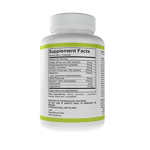 Suplemento Natural Para La Memoria Atención Y Concentración