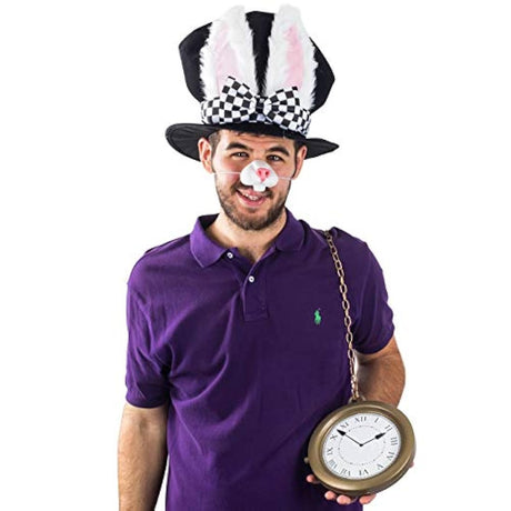 Tigerdoe Disfraz de conejo blanco