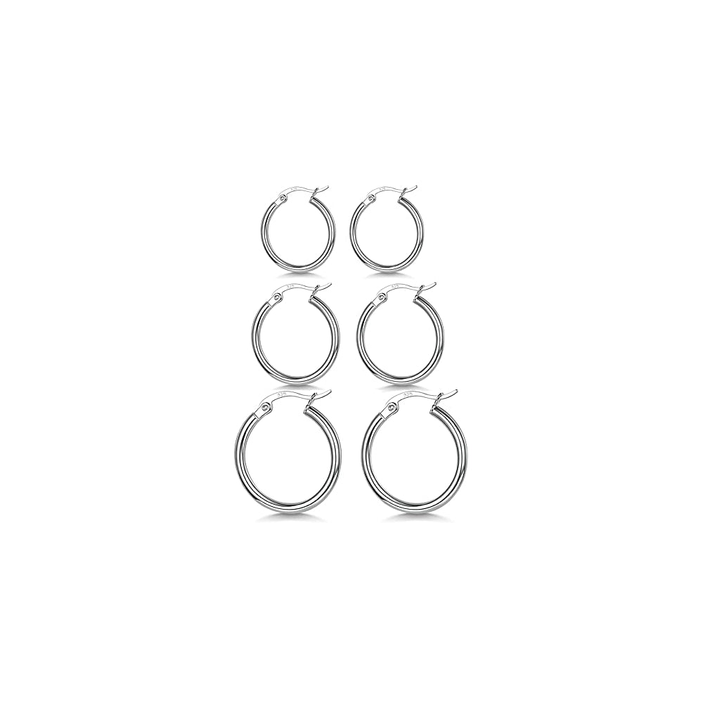 Aretes de plata para mujeres