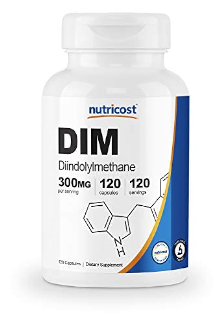 Suplemento Nutricost Dim (diindolylmethane) 0.10 onzas, 120