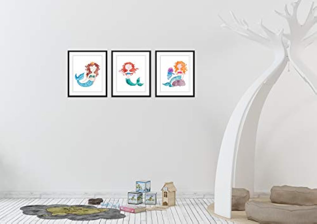 Láminas artísticas de decoración de pared de guardería 8x10