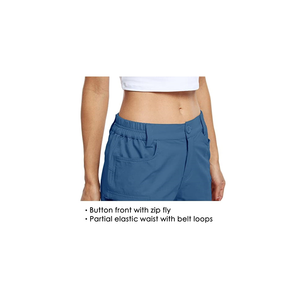 Shorts cortos de senderismo para mujer talla XXL