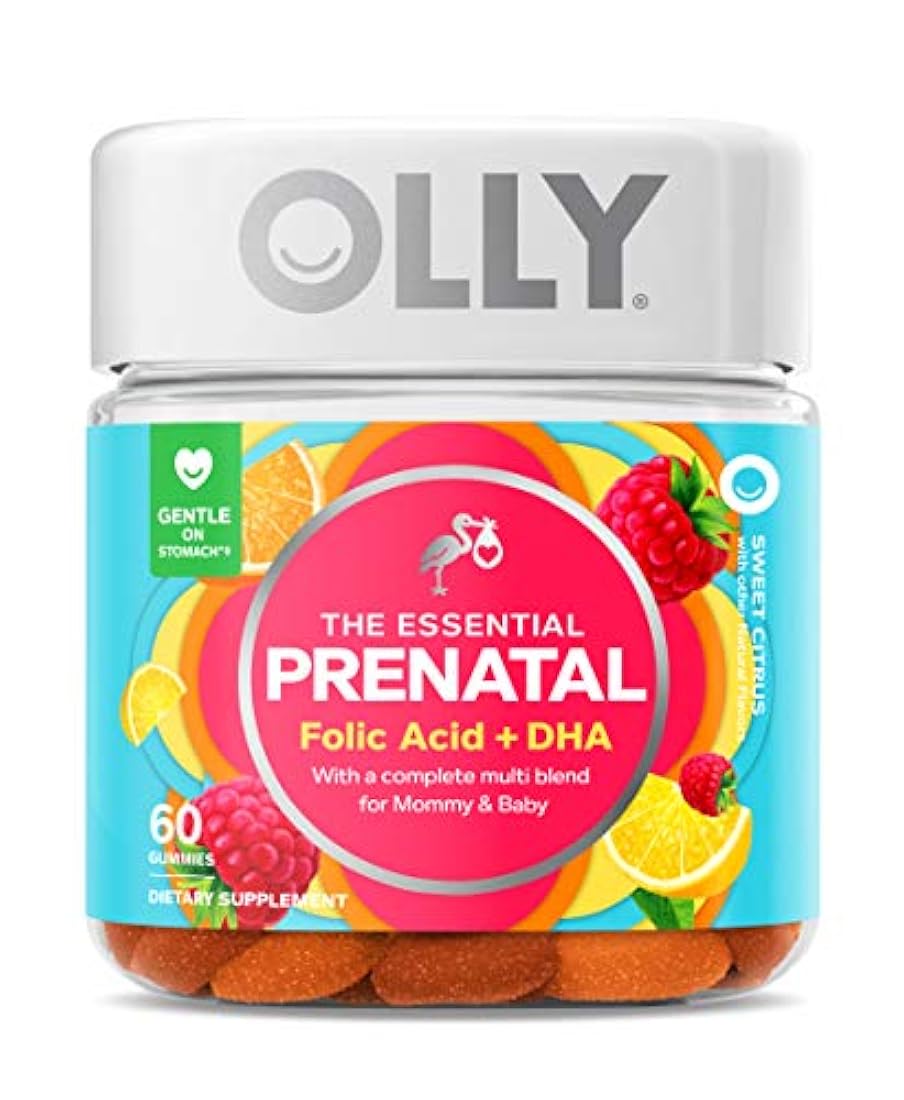 Suplemento esencial goma de mascar prenatal,con ácido fólico
