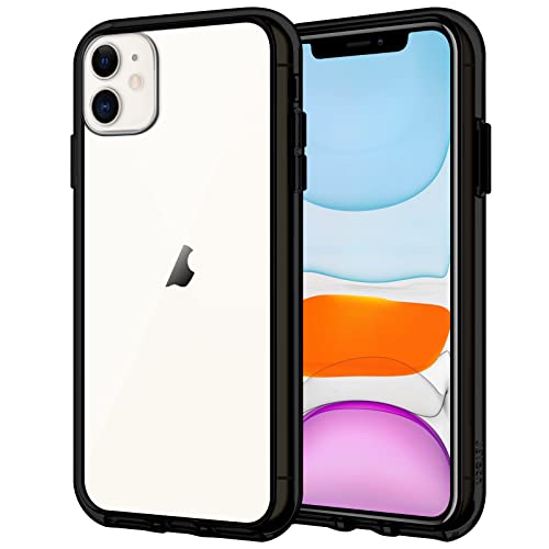JETech - Funda para iPhone 11 (2019), 6.1 pulgadas, cubierta a prueba de golpes, parte trasera transparente anti rayones
