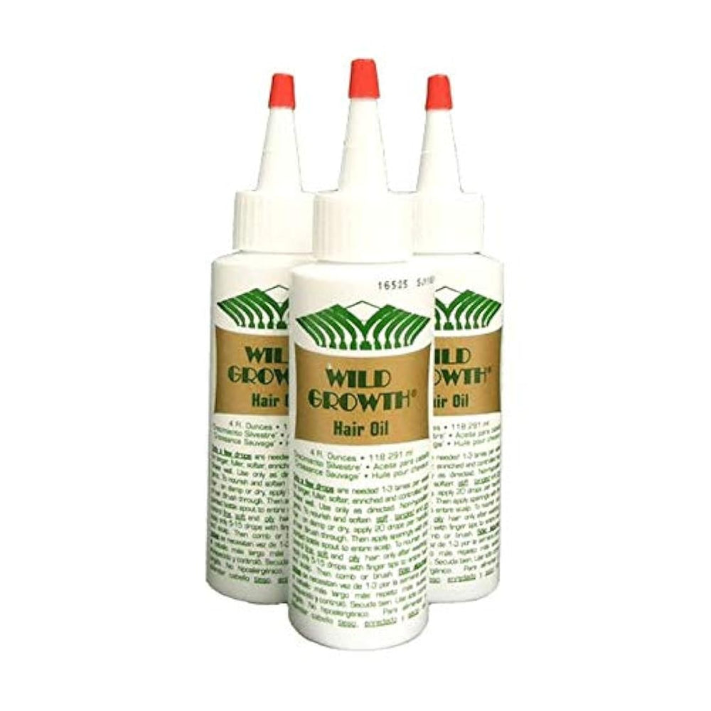 Wild Growth aceite para el cabello 3pcs X 4 oz