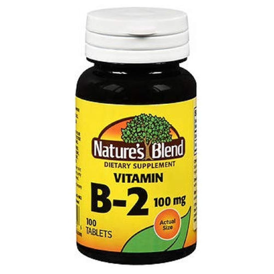 Natures Vitamina B2, 100 mg, 100 Pestañas por Natures mezcla (Pack de 2)