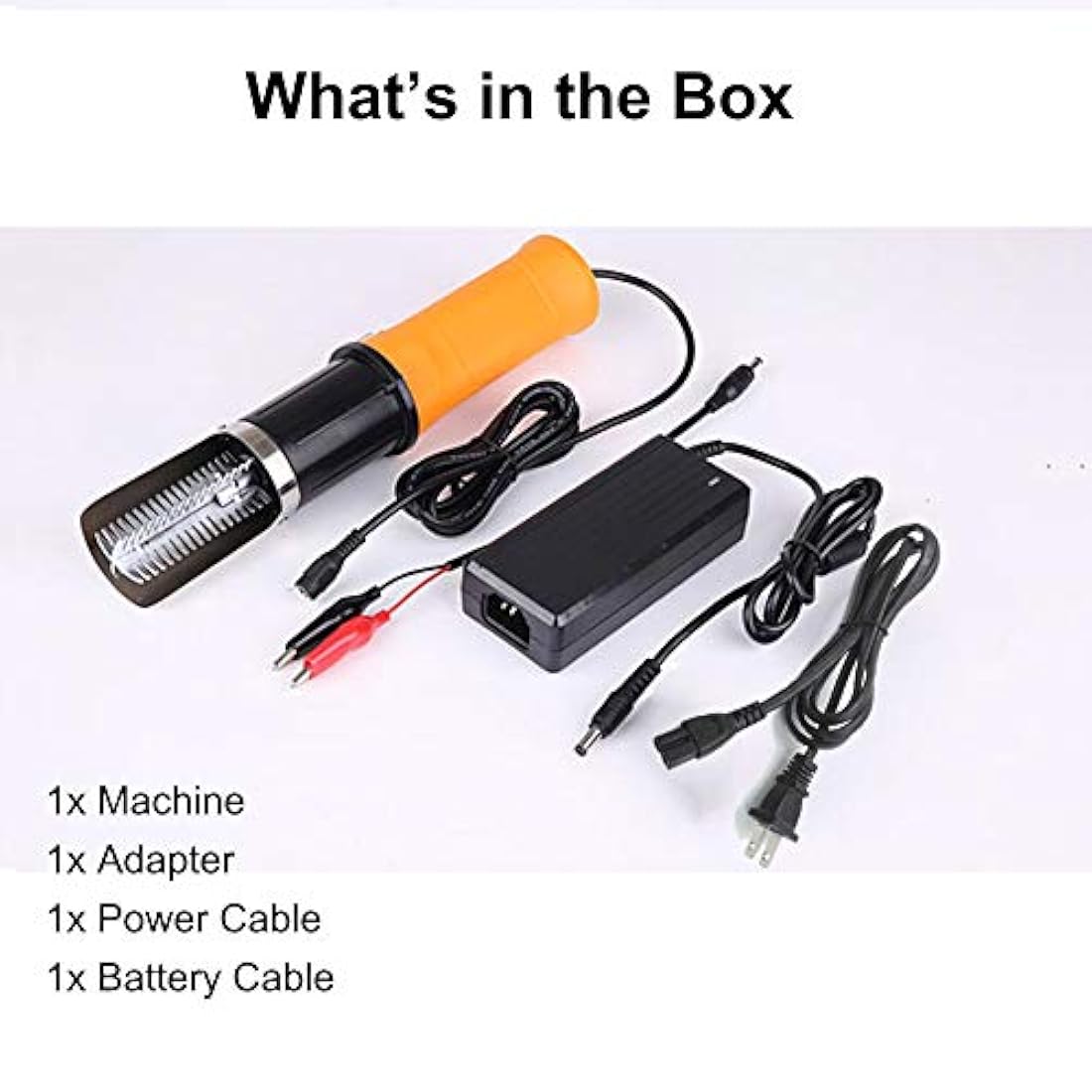 Kit de limpiador de escamas de pescado eléctrico con cable