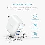 Cargador de pared de viaje de dos puertos 24 W USB